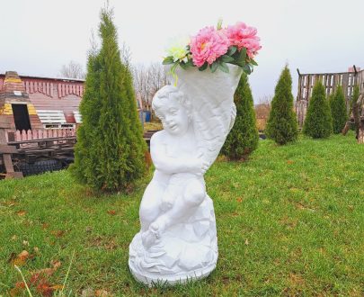 Античная скульптура Мальчик с рогом изобилия, 98х60 см.