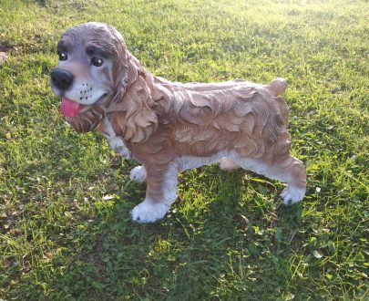 Садовая фигура Cпаниель большой, 50х63 см.