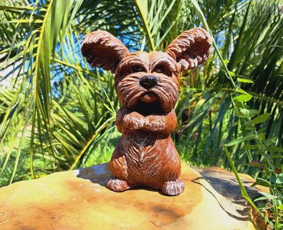 Садовая фигура Собачка "Бука", 23х18 см.