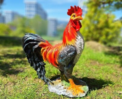 Садовая фигура Петух большой, 58х47 см.