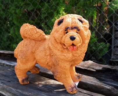 Садовая фигура Собака Чао-Чао, 40х35 см.