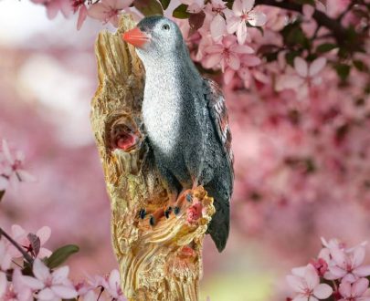 Садовая фигура Дятел, 30 см.