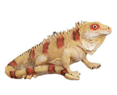 Садовая фигура Ящерица маленькая, 12х26 см.