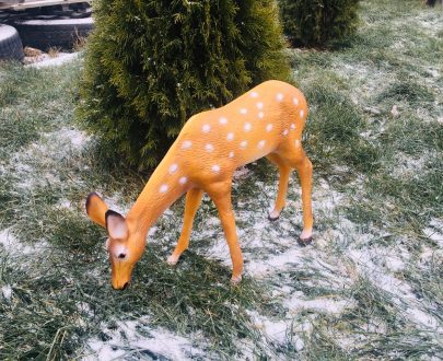 Садовая фигура Косуля маленькая стоячая, 43х57 см.