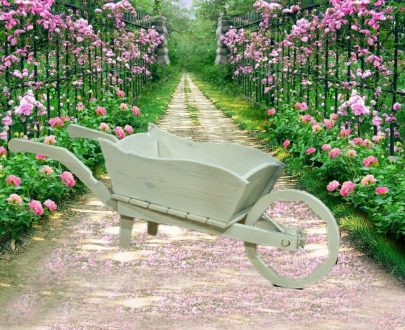 Деревянная тачка №4 115 х 42 х 39 см