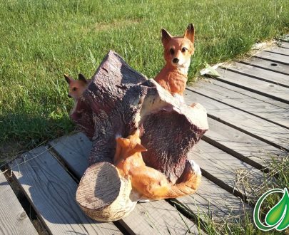 Садовые фигурки Лисиц для Дачи