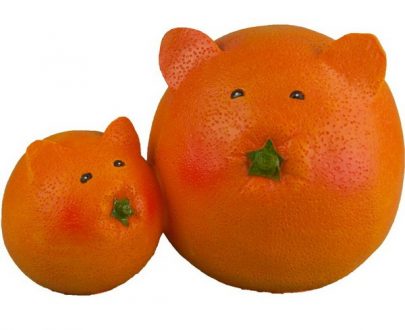 Садовая фигура Апельсиновые котята 27х18 см