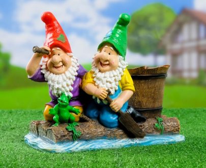 Зоокашпо  Гномы на плоту 34х27 см