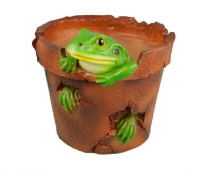 Кашпо Лягушка в горшочке лапки наружу