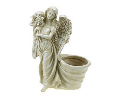 Ангел с цветами 32х25 см