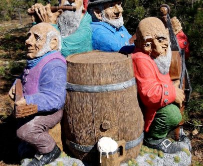 Скульптура Музыканты 92х93х73 см