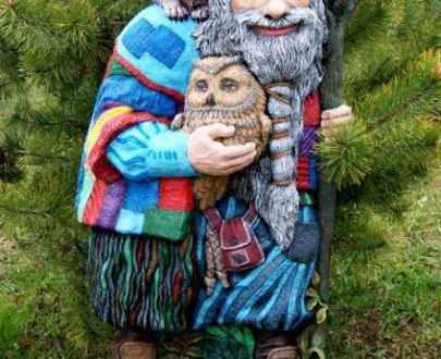 Скульптура Сказочник 130х70х60 см