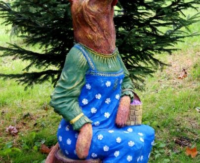 Скульптура Лиса с колобком 160х60х70 см