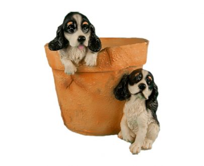 Кашпо Щенки с горшком