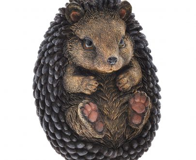 Садовая фигура Ежик на спине средний 18х16 см