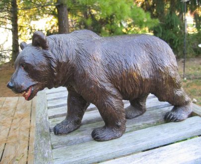 Деревянная скульптура Медведь средний 156 x 70 x 96 см