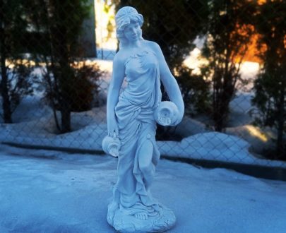 Античная скульптура девушка с кувшинами 81х35 см