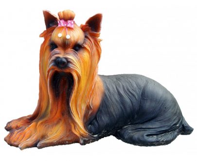 Садовая фигура Йоркширский терьер большой 25х45 см