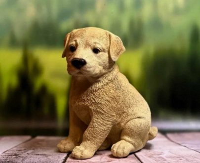 Садовая фигура Собака щенок  21х16 см