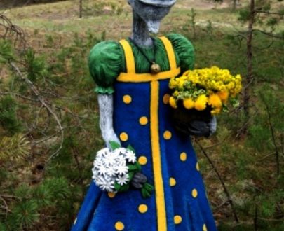 Скульптура Коза-Дереза 150х85х60 см