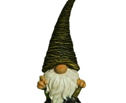Садовая фигура Гном Афанасий с лопаткой 53х26 см