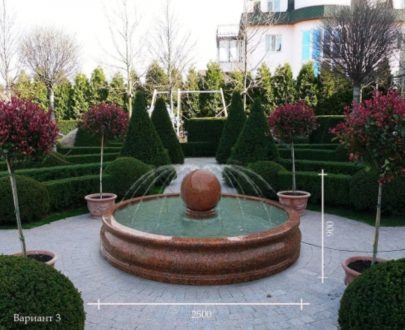 Фонтан для сада 250х100 см