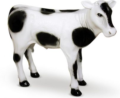 Садовая фигура телёнок 66х90 см