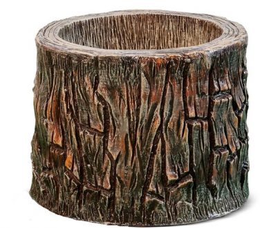 Садовое кашпо Пень большой 50х50х33 см