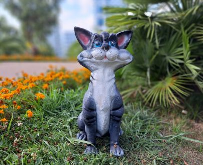 Садовая фигура Прикольный Котёнок 65х34х40 см