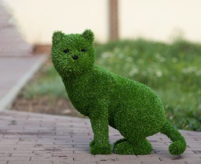 Топиари Кот Василий 60 x 50 x 100 см