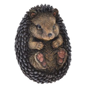 Садовая фигура Ежик на спине средний 18х16 см