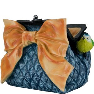 Кашпо Кошелек с птичкой 18х23 см