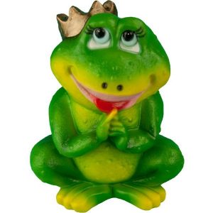 Садовая фигура Лягушка царевна, 22х14 см.