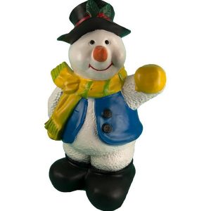 Фигура на новый год Снеговик, 80х36 см.