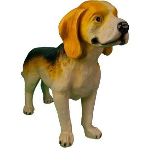 Садовая фигура собака Бигль, 54х90 см.