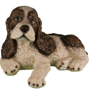 Садовая фигура Спаниель лежачий, 18х24 см.