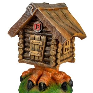 садовая фигура Избушка на «курьей ножке малая» 30х23 см