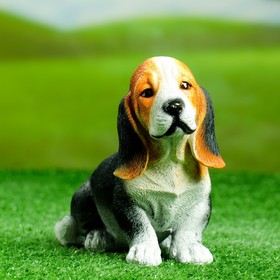 Садовая фигура Щенок бассет хаунда, 22х14х20 см.