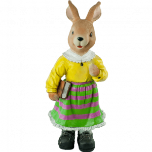 Садовая фигура Крольчиха с книжкой 70х34 см.