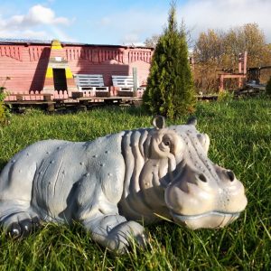 Садовая фигура Гиппопотам, 73х34 см. (Копировать)