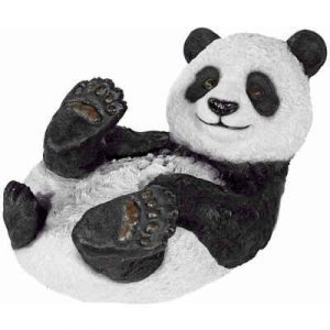 Садовая фигура Панда лежит, 49х35 см.