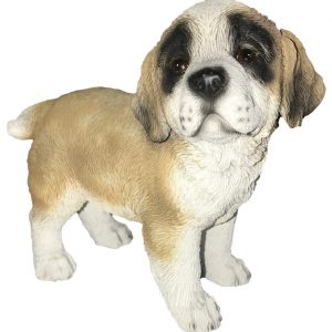 Садовая фигура Щенок сенбернара (стоит), 23х14х20 см.