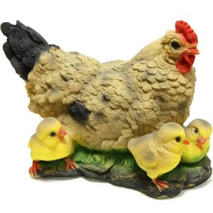 Садовая фигура Курица-наседка, 21 см