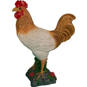 Садовая фигура Петух большой новый, 73х22 см.
