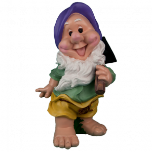 Садовая фигура Гномик с мотыгой в руке 47х30 см.