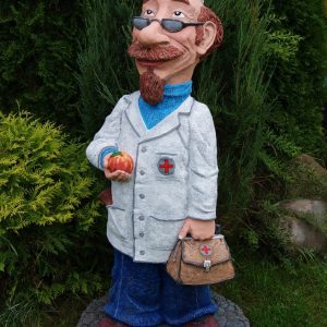 Скульптура Доктор с чемоданом 145х70х60 см