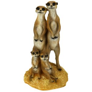 Садовая фигура Сурикаты семья, 32х19 см.
