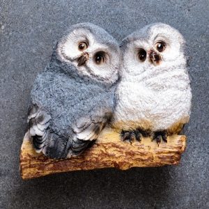 Навес: Совы на сучке малые 21 х 13 см