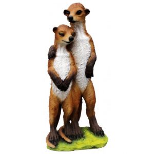 Садовая фигура Сурикаты парочка, 50х25 см.