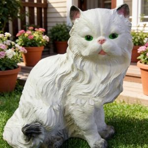 Садовая фигура Кошка большая, 34х33 см.